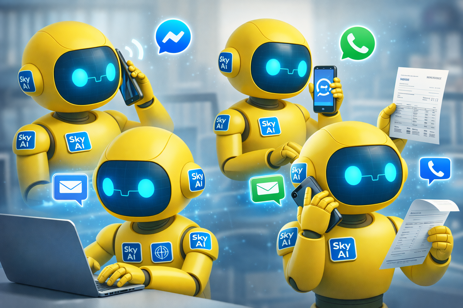SIMO orchestrant les agents IA multicanaux